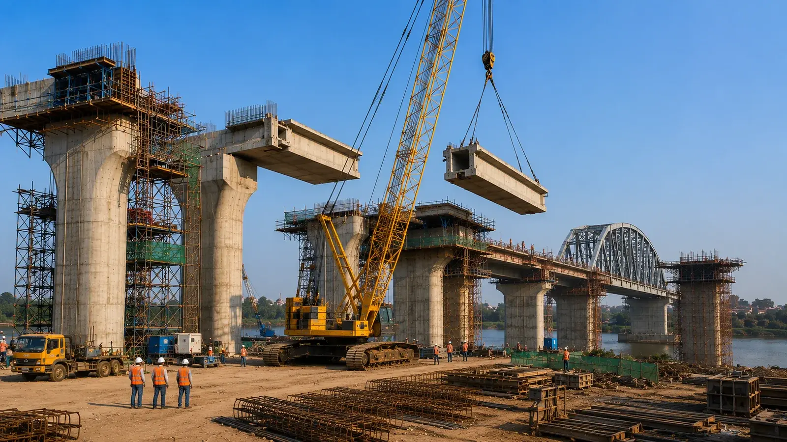 Pile Foundation & Major Bridge Construction — Uttar Pradesh